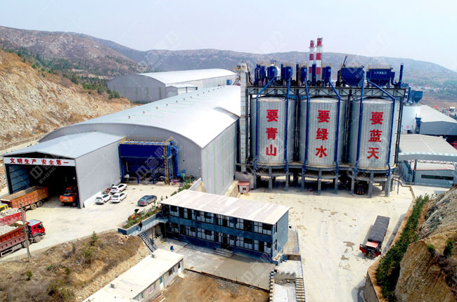 河北武安火焰山時(shí)產(chǎn)800噸砂石骨料生產(chǎn)線