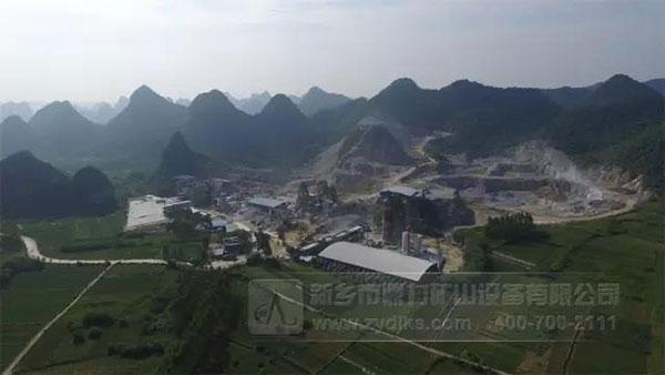 燈草山采石場鳥瞰圖