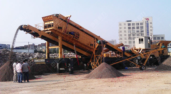 移動(dòng)碎石生產(chǎn)線