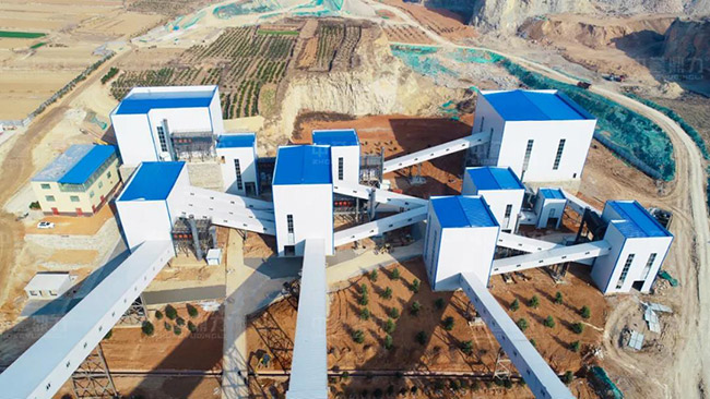 濟南平陰縣永發(fā)石料有限公司時產1000噸石子生產線